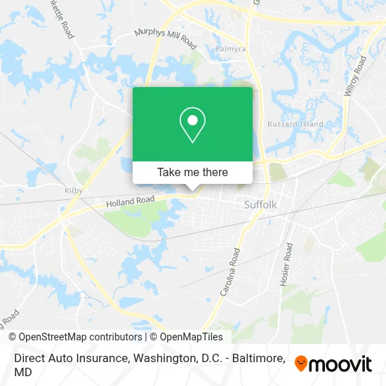 Direct Auto Insurance map