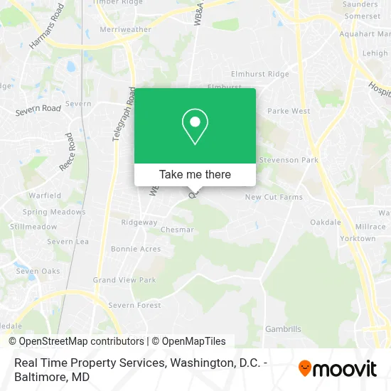 Real Time Property Services map