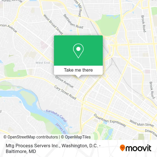Mtg Process Servers Inc. map