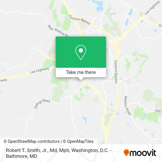 Robert T. Smith, Jr., Md, Mph map