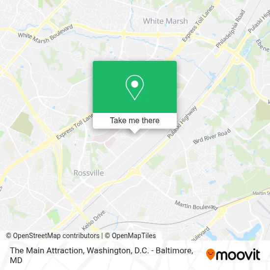 The Main Attraction map