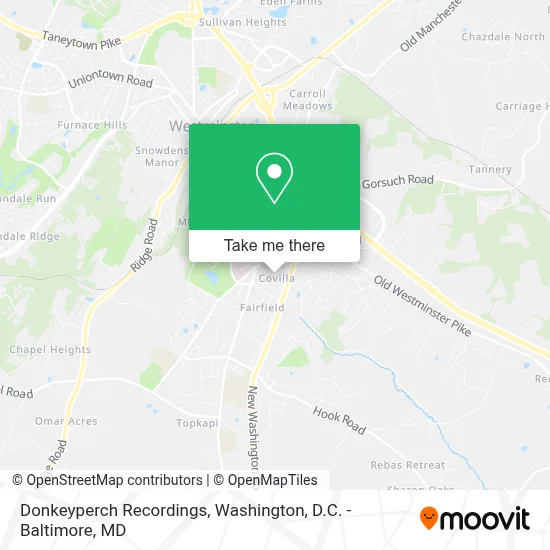 Donkeyperch Recordings map