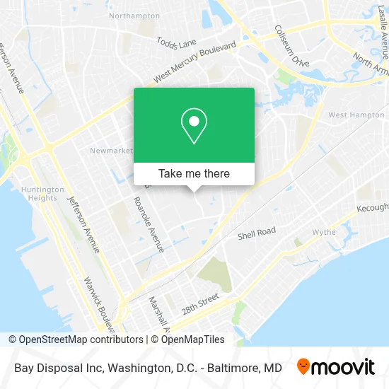Bay Disposal Inc map