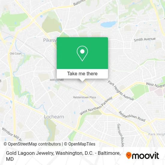 Gold Lagoon Jewelry map