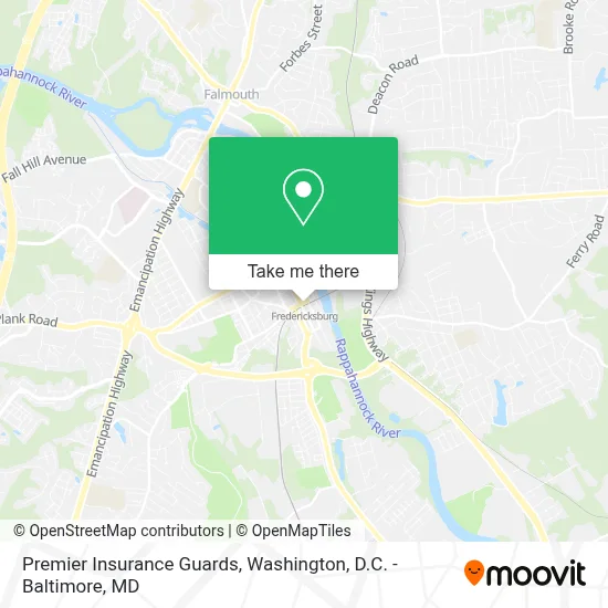 Premier Insurance Guards map