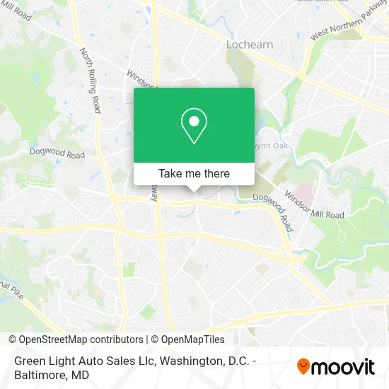 Green Light Auto Sales Llc map