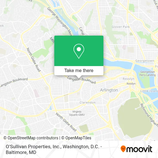 O'Sullivan Properties, Inc. map