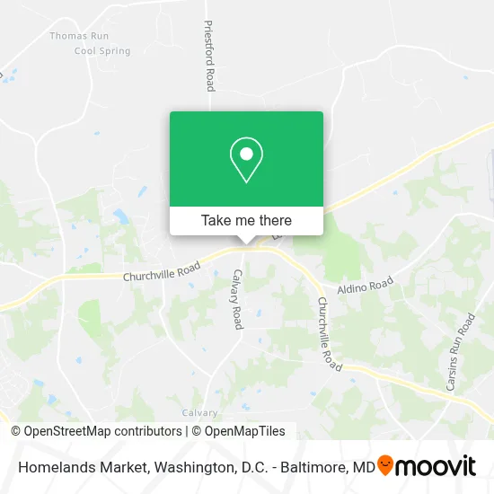 Homelands Market map