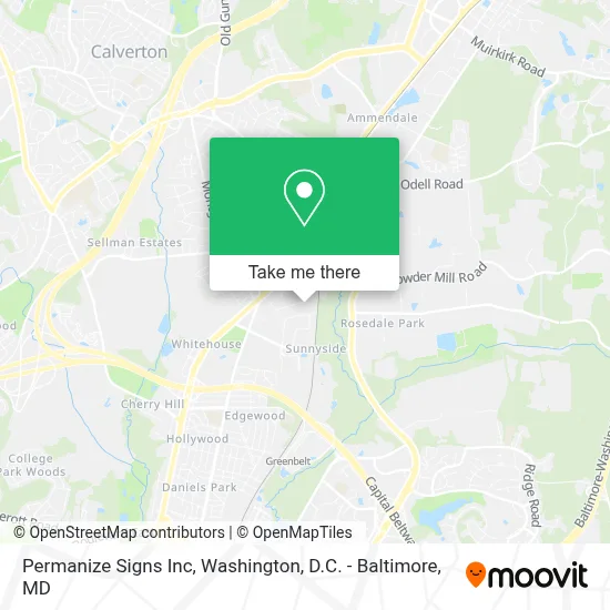 Permanize Signs Inc map