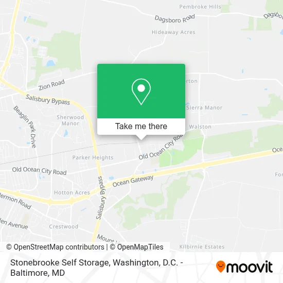 Stonebrooke Self Storage map