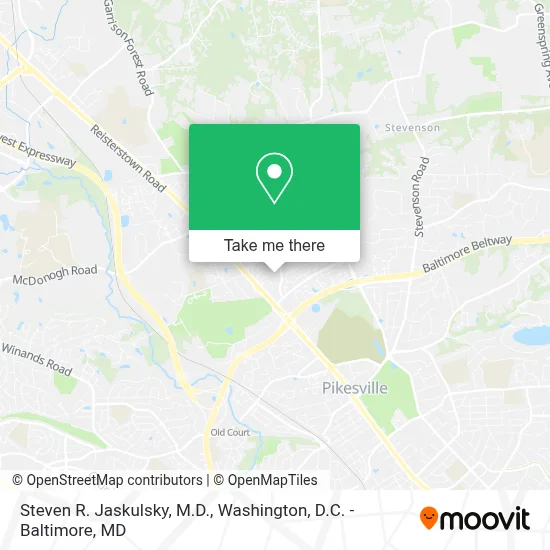 Steven R. Jaskulsky, M.D. map