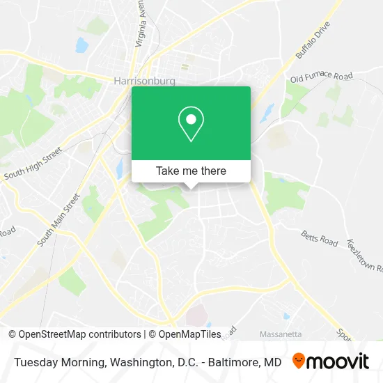 Tuesday Morning map