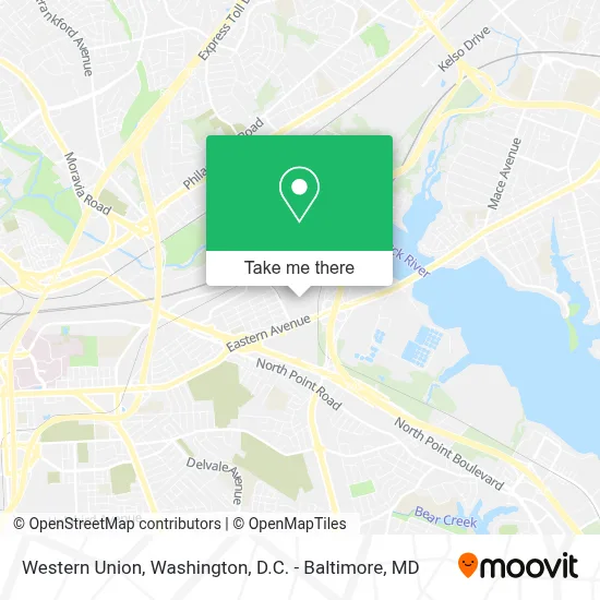 Western Union map