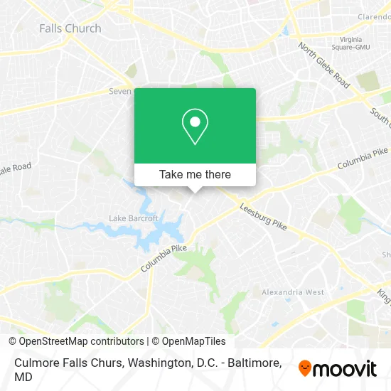 Culmore Falls Churs map