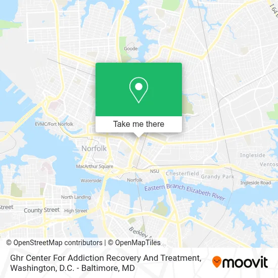 Ghr Center For Addiction Recovery And Treatment map