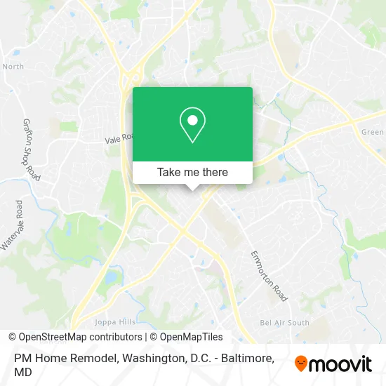 PM Home Remodel map
