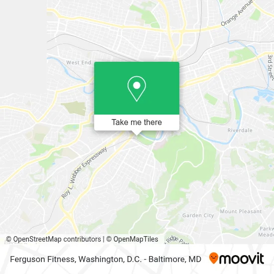 Ferguson Fitness map