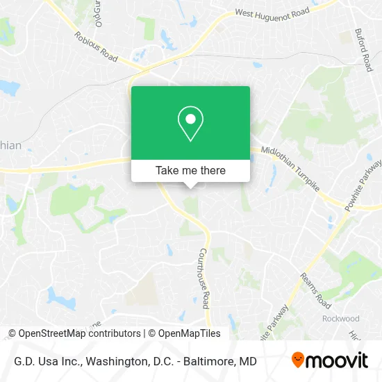 G.D. Usa Inc. map