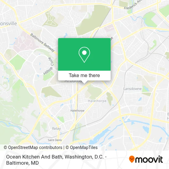 Ocean Kitchen And Bath map