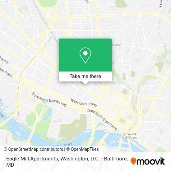 Eagle Mill Apartments map