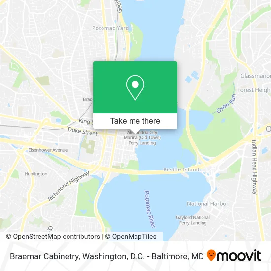 Braemar Cabinetry map
