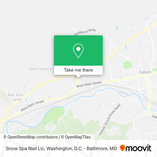 Snow Spa Nail Llc map