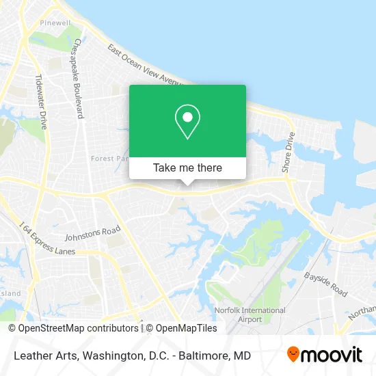 Leather Arts map