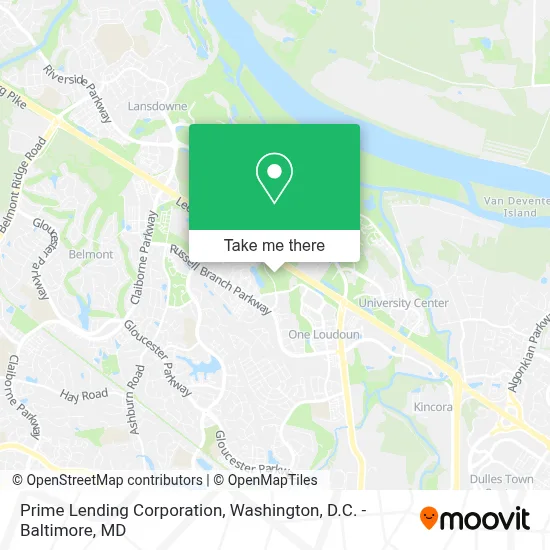 Prime Lending Corporation map