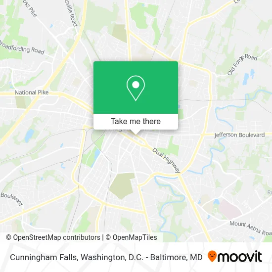 Cunningham Falls map