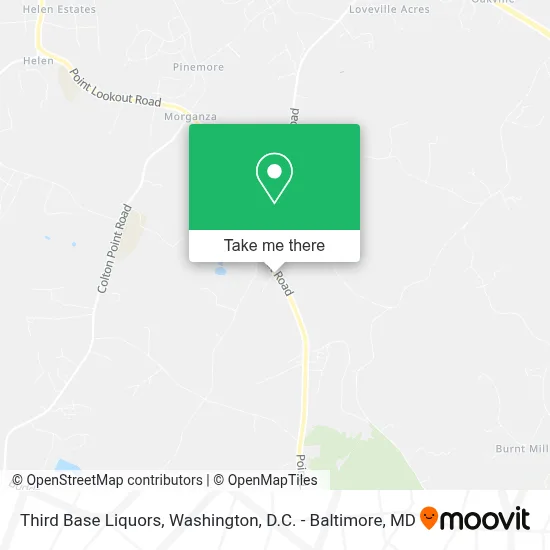Third Base Liquors map