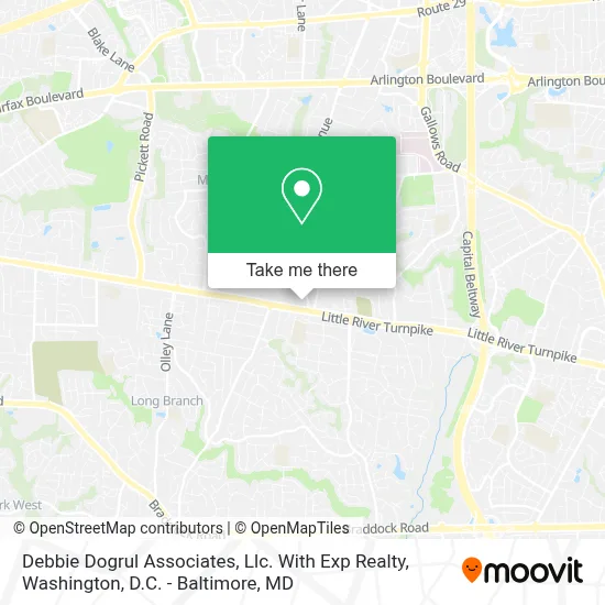 Debbie Dogrul Associates, Llc. With Exp Realty map