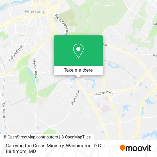 Carrying the Cross Ministry map