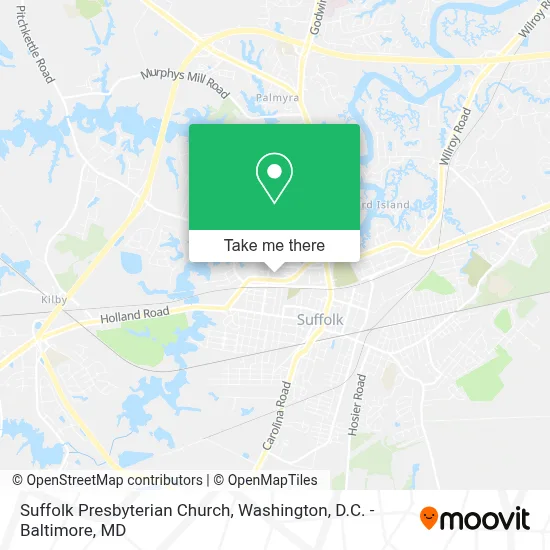 Suffolk Presbyterian Church map