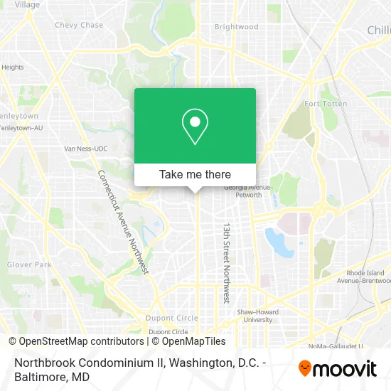 Northbrook Condominium II map
