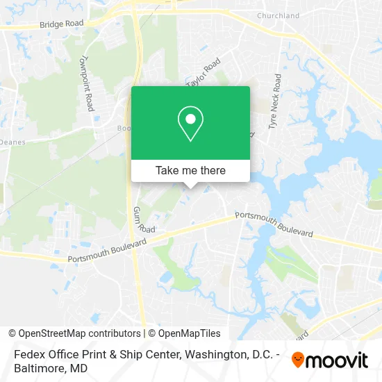 Fedex Office Print & Ship Center map
