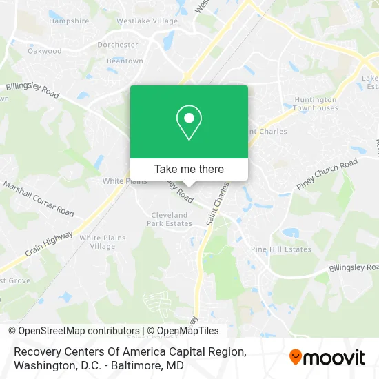 Recovery Centers Of America Capital Region map