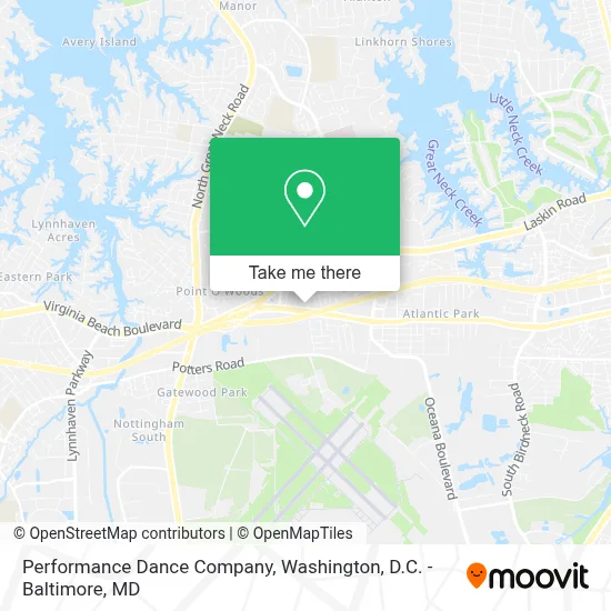 Performance Dance Company map