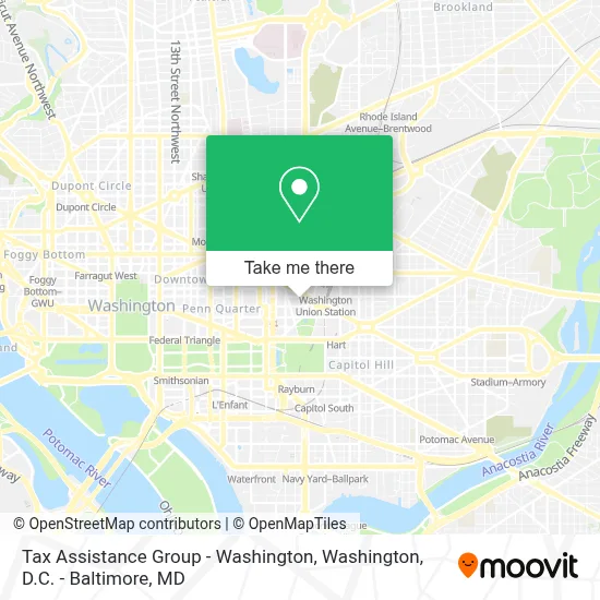 Tax Assistance Group - Washington map