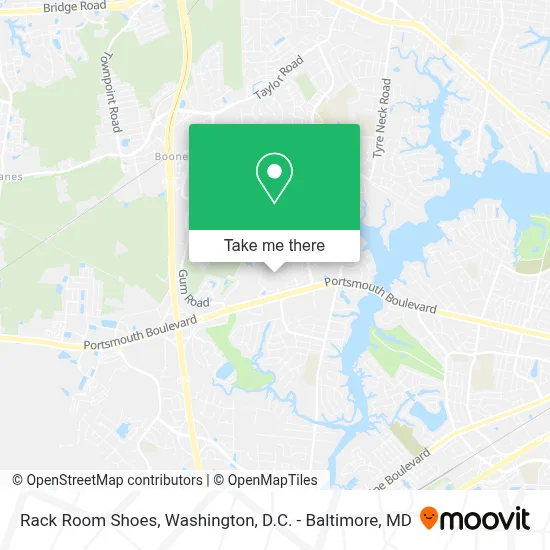 Rack Room Shoes map