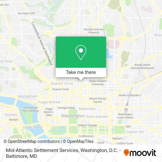 Mid-Atlantic Settlement Services map