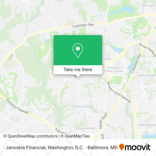 Janoskie Financial map