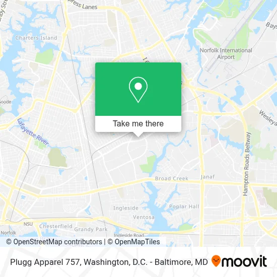 Plugg Apparel 757 map