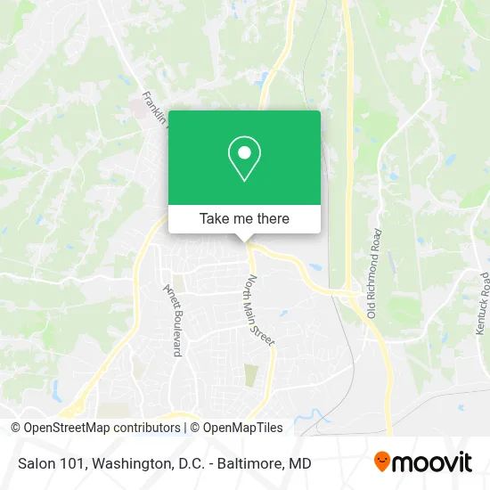 Salon 101 map