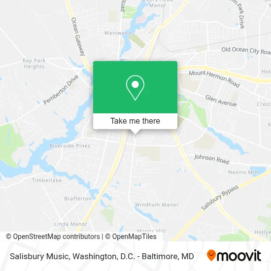 Salisbury Music map