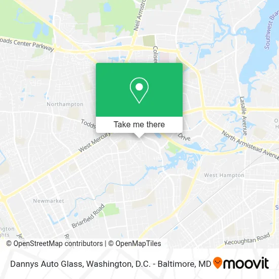 Dannys Auto Glass map
