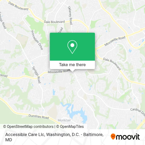 Accessible Care Llc map