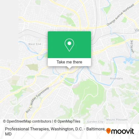 Professional Therapies map