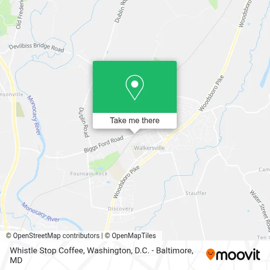 Whistle Stop Coffee map