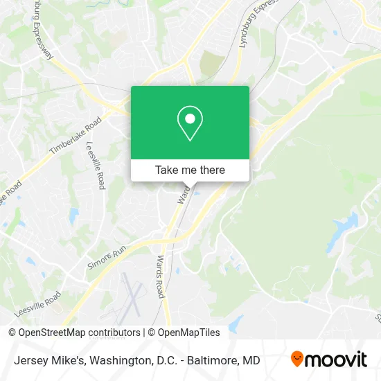 Jersey Mike's map