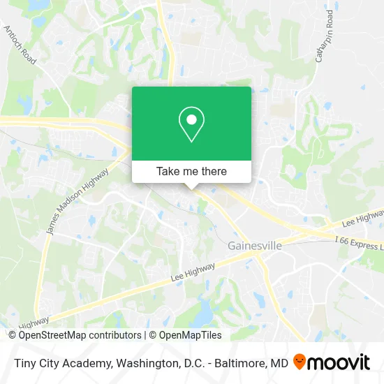 Tiny City Academy map
